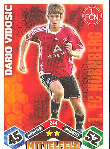 Match Attax 10/11 - DARIO VIDOSIC - 244