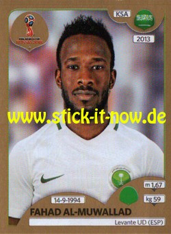 Panini WM 2018 Russland "Gold Edition" - Nr. 71