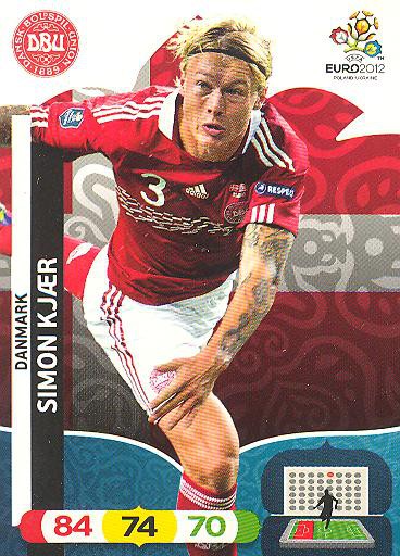 Panini EM 2012 - Adrenalyn XL - Simon Kjaer - Dänemark