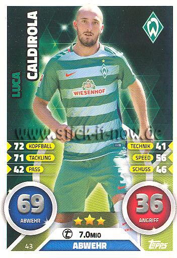 Topps Match Attax Bundesliga 16/17 - Nr. 43