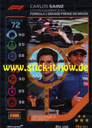 Turbo Attax "Formel 1" (2020) - Nr. 148 (Glitzer)