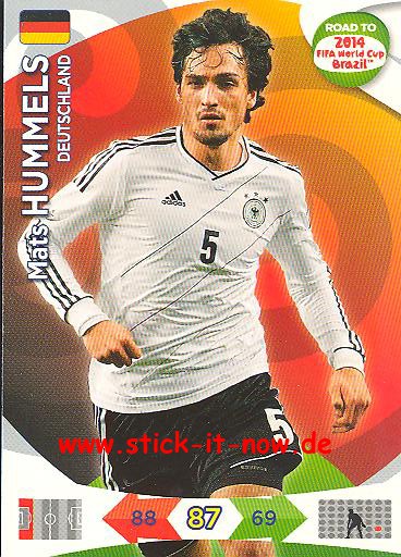 Panini Adrenalyn XL Road to WM 2014 - Mats HUMMELS