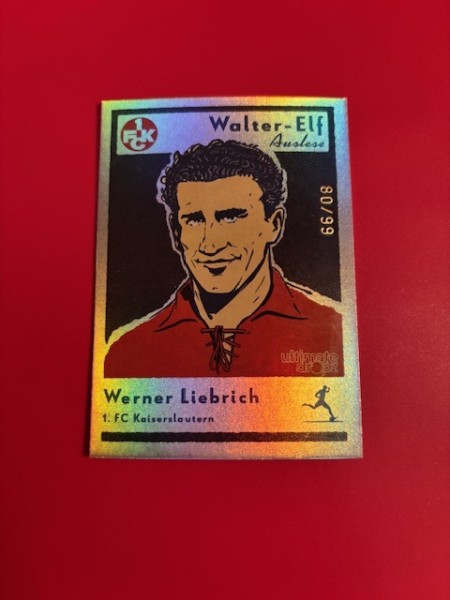 125 Jahre 1. FC Kaiserslautern (2025) - Walter-Elf - Werner Liebrich 80/99