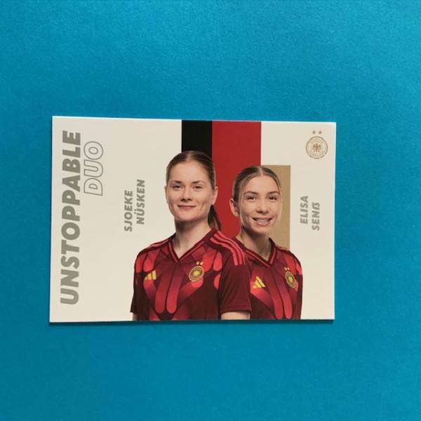 DFB Frauen Team-Set 2025 - Nr. DUO-04 ( Nüsken / Senß )