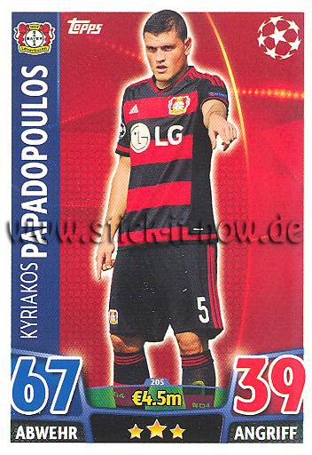 Champions League - Match Attax 15/16 - Nr. 205