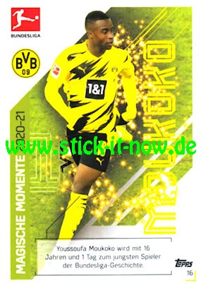 Topps Match Attax Bundesliga 2021/22 - Nr. 16 ( Magische Momente )