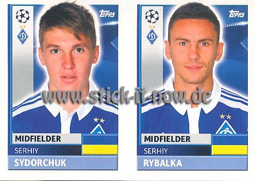 Topps Champions League Sticker 16/17 - Nr. DYN 10 + 11