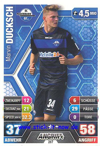 Match Attax 14/15 - Marvin DUCKSCH - SC Paderborn - Nr. 267