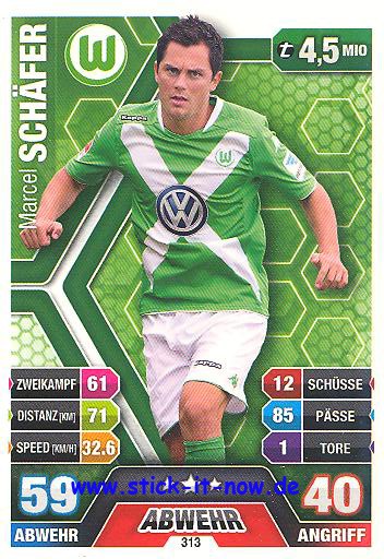 Match Attax 14/15 - Marcel SCHÄFER - VfL Wolfsburg - Nr. 313