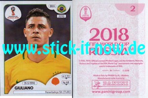 Panini WM 2018 Russland "Sticker" INT/Edition - Nr. 354