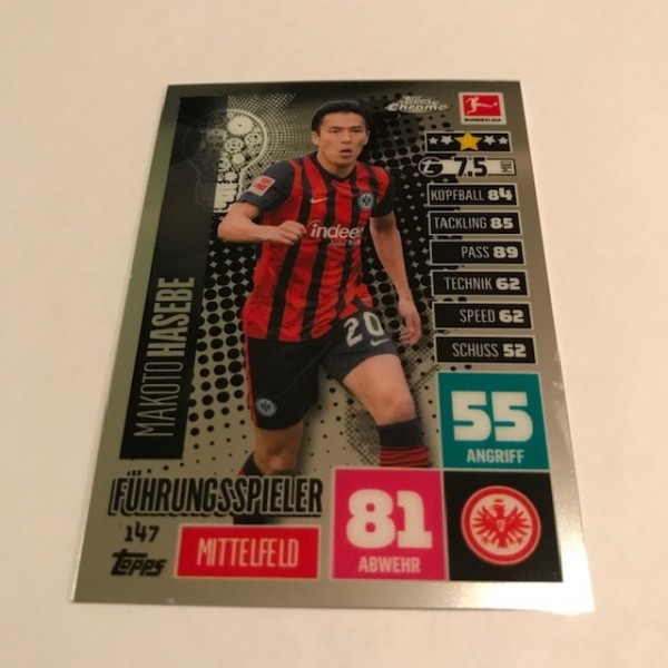 Match Attax BL Chrome 20/21 - Nr. 147 - HASEBE