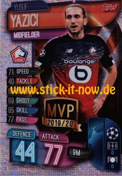 Match Attax Champions League 2019/20 - Nr. C LIL (Club MVPs)