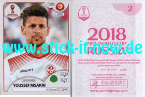 Panini WM 2018 Russland "Sticker" INT/Edition - Nr. 554