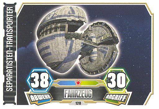 Force Attax - Serie 3 - Separatisten-Transporter - Nr. 120