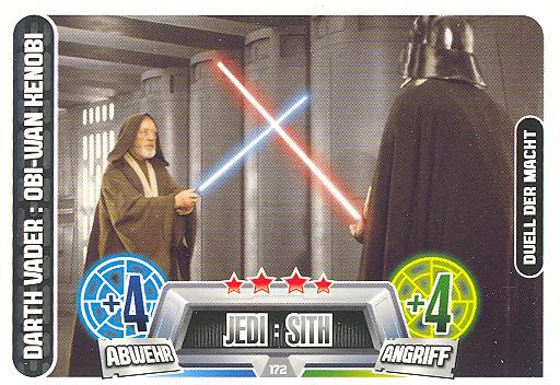 Force Attax Movie Collection - Serie 2 - DARTH VADER : OBI-WAN KENOBI - Nr. 172