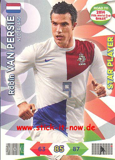 Panini Adrenalyn XL Road to WM 2014 - Robin VAN PERSIE