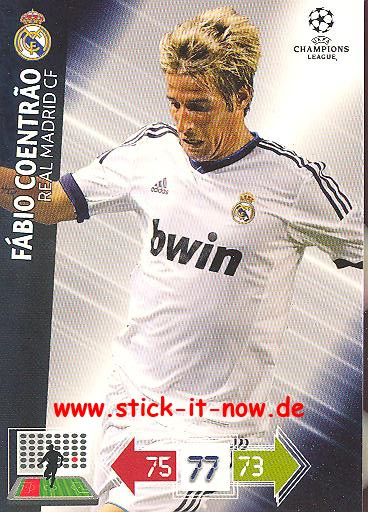 Panini Adrenalyn XL CL 12/13 - Real Madrid - Fabio Coentrao