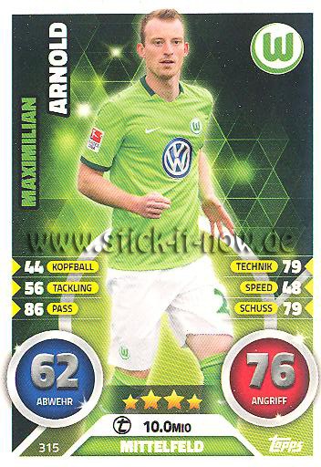 Topps Match Attax Bundesliga 16/17 - Nr. 315