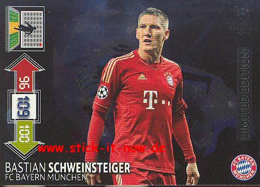 Panini Adrenalyn XL CL 12/13 - Limited Edition - Bastian Schweinsteiger