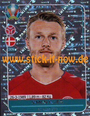 Panini EM 2020 "Preview-Collection" - Nr. DEN 6 (Glitzer)