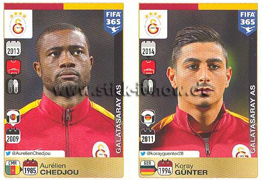 Panini FIFA 365 Sticker - Nr. 764 - 765