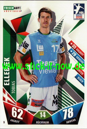 LIQUI MOLY Handball Bundesliga "Karte" 21/22 - Nr. 9