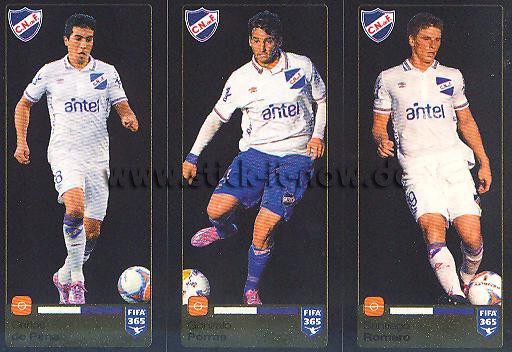 Panini FIFA 365 Sticker - Nr. 810 - 811 - 812
