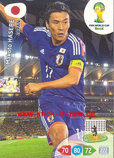 Panini Adrenalyn XL Brasil WM 2014 - Makoto HASEBE