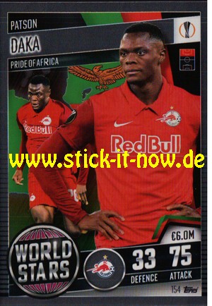 Topps Match Attax 101 (2021) - Nr. 154 ( World Stars )