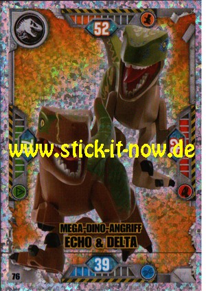 LEGO "Jurassic World" Trading Cards (2021) - Nr. 76 (Holo)