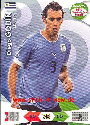 Panini Adrenalyn XL Road to WM 2014 - Diego GODÍN