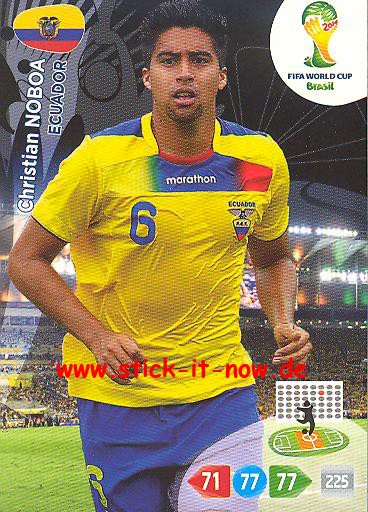 Panini Adrenalyn XL Brasil WM 2014 - Christian NOBOA