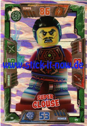 Lego Ninjago Trading Cards - SERIE 2 (2017) - Nr. 90 (GLITZER)