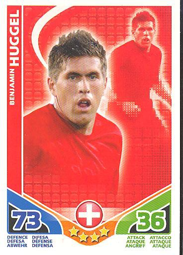 Match Attax WM 2010 - GER/Edition - BENJAMIN HUGGEL - Schweiz