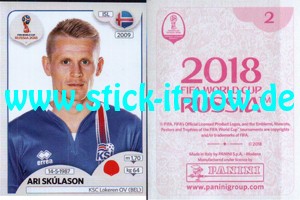 Panini WM 2018 Russland "Sticker" INT/Edition - Nr. 286