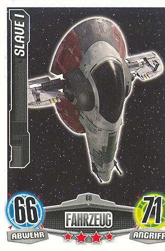 Force Attax - SLAVE I - Fahrzeug - Söldner - Movie Collection