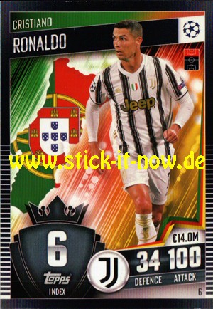 Topps Match Attax 101 (2021) - Nr. 6 ( Ronaldo )