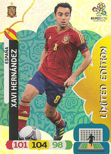 Panini EM 2012 - Adrenalyn XL - XAVI HERNANDEZ - Spanien - Limited Edition