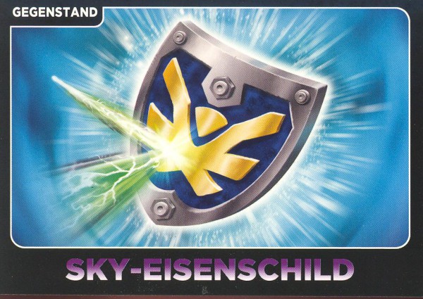 Skylanders Giants - Magischer Gegenstand / Ort-Karten - SKY-EISENSCHILD - Nr. 73