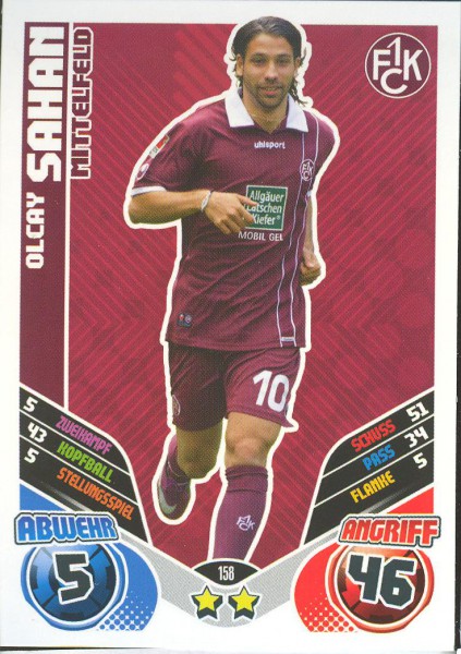 Olcay Sahan - Match Attax 11/12