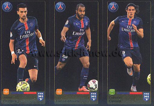 Panini FIFA 365 Sticker - Nr. 450 - 451 - 452