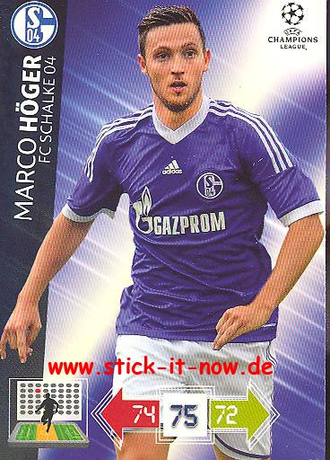 Panini Adrenalyn XL CL 12/13 - FC Schalke 04 - Marco Höger