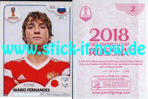 Panini WM 2018 Russland "Sticker" INT/Edition - Nr. 25