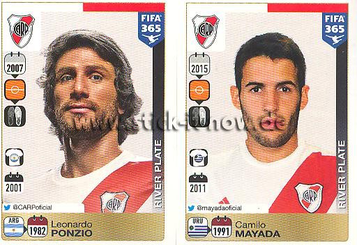 Panini FIFA 365 Sticker - Nr. 110 - 111