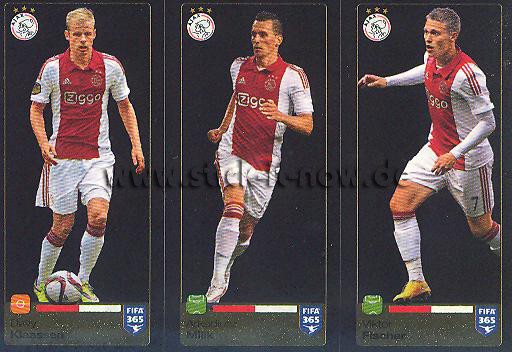 Panini FIFA 365 Sticker - Nr. 660 - 661 - 662