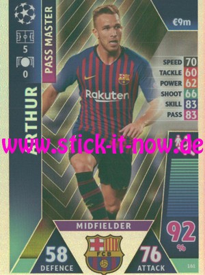 Match Attax CL 18/19 "Road to Madrid" - Nr. 161