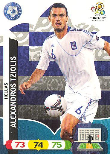 Panini EM 2012 - Adrenalyn XL - Alexandros Tziolis - Griechenland