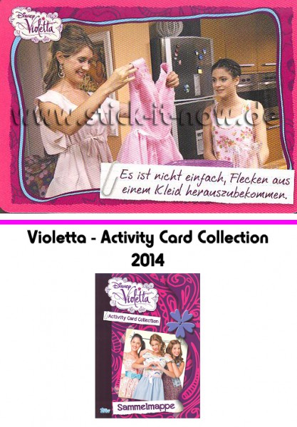 Disney Violetta - Activity Cards (2014) - Nr. 78