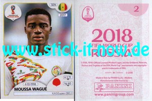 Panini WM 2018 Russland "Sticker" INT/Edition - Nr. 608