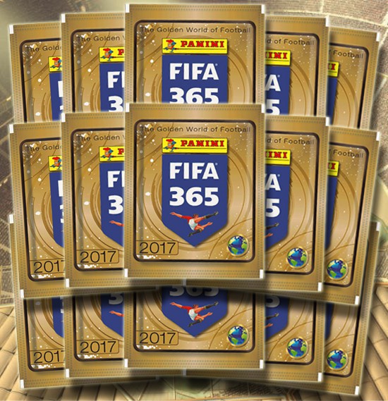 Panini FIFA 365 Sticker 16/17 - Mini-Tin Dose (incl. 15 Stickertüten)